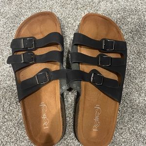 Black sandals